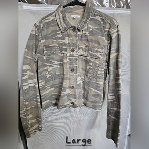 Camouflage Jean Jacket